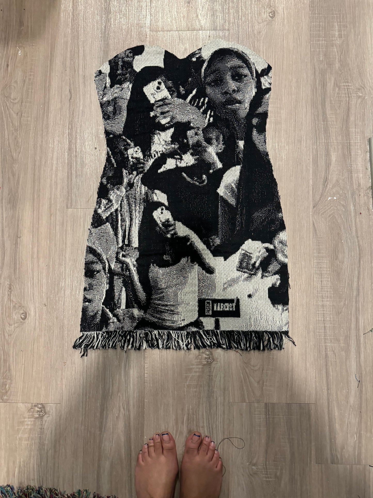 Tasseled Tapestry Dress