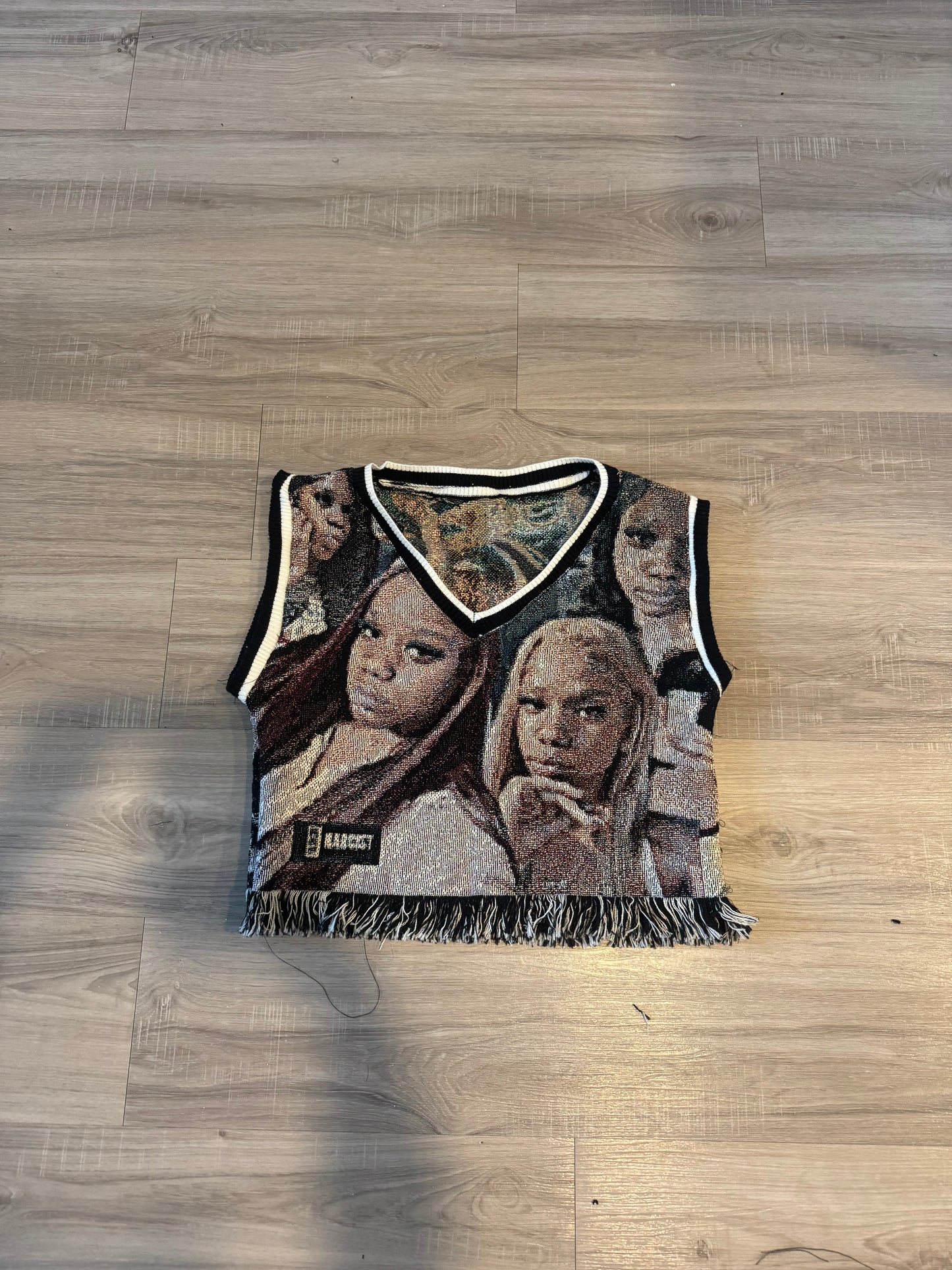 Tapestry Fringe Vest