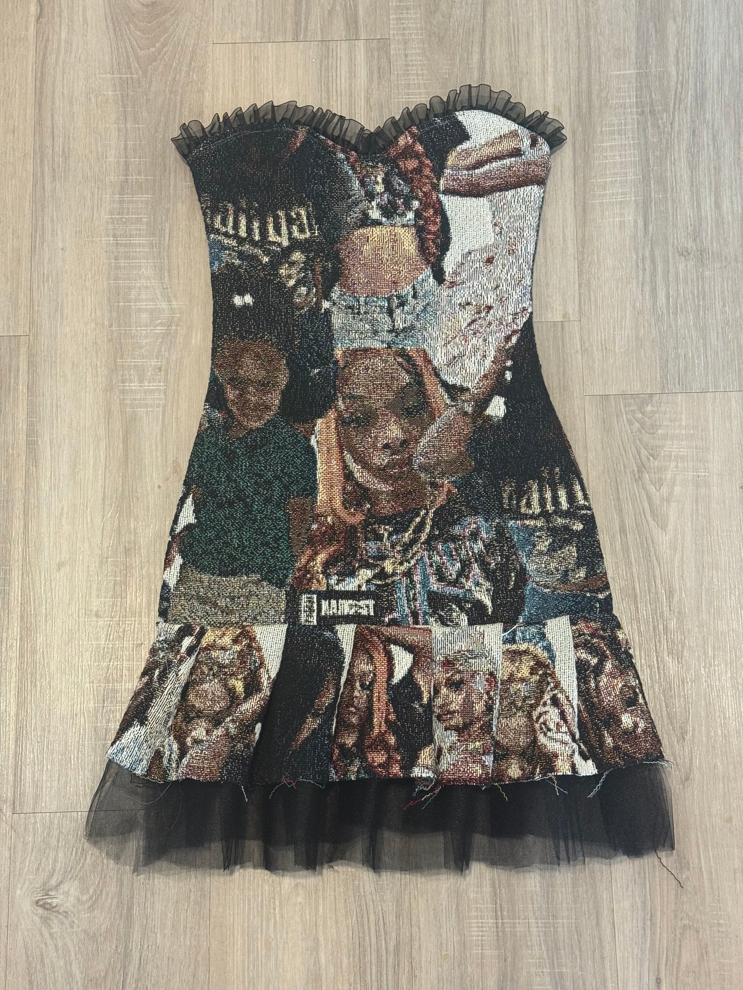Tulle Pleated Dress