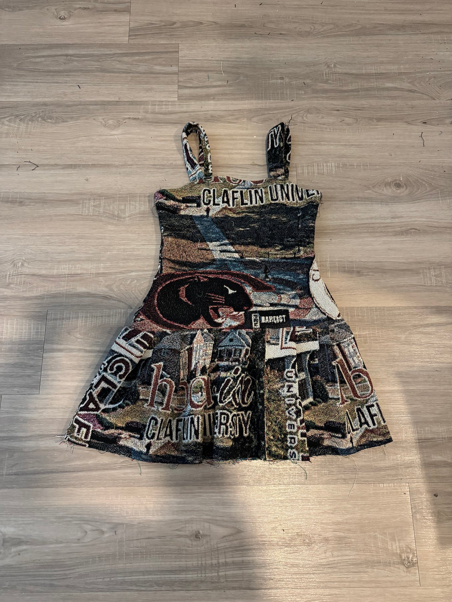 Pleated Strapped Dress
