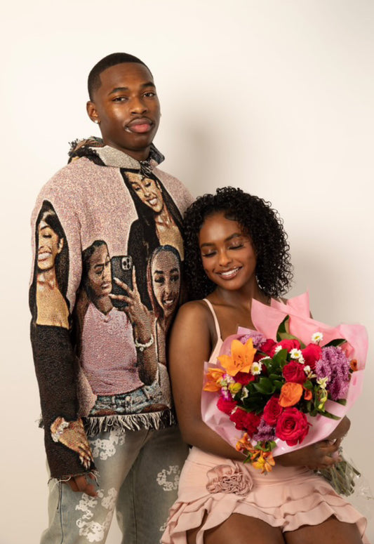 Pink Tasseled Hoodie